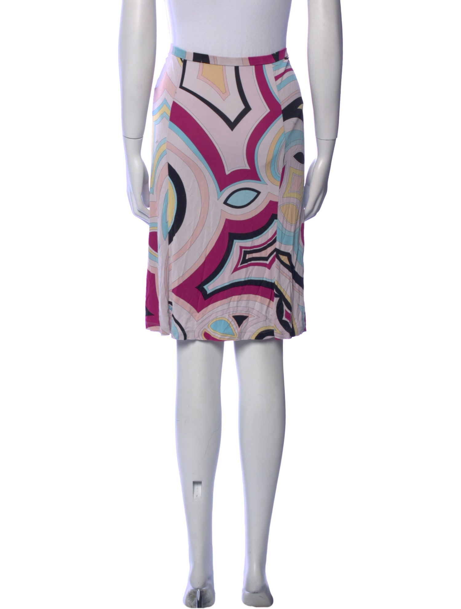 Emilio Pucci Printed Knee-Length Skirt